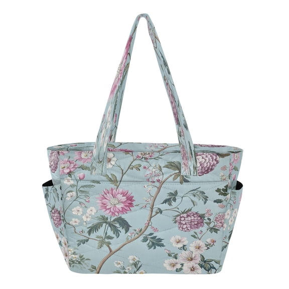 Tote Bag Quilted Tote Bag Women's Tote Handbags Suitable for Work, Beach, Travel and Shopping Beautiful Cool Flowers