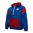 thumbnail image 2 of Unisex Mitchell & Ness  Royal Philadelphia 76ers Hardwood Classics Team OG 3.0 Anorak Half-Zip Windbreaker Jacket, 2 of 7