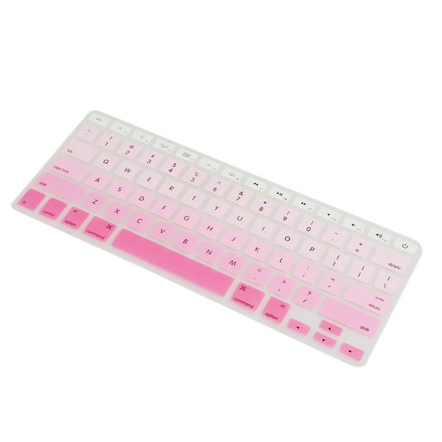 Funda de teclado de silicona cómoda y antideslizante para iPads de 3 pulgadas: práctica y práctica Rosado