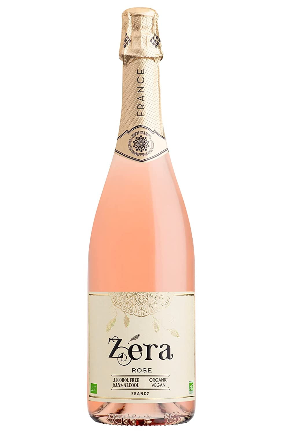 Zéra Non Alcoholic Wine Sparkling White Chardonnay, 750mL Bottle