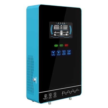 Y&H 4000W Solar Hybrid Inverter DC24V 120VAC Pure Sine Wave Battery-Free Starting Built MPPT 140A Solar Charger,6.25 inch LCD Screen and Touch Buttons