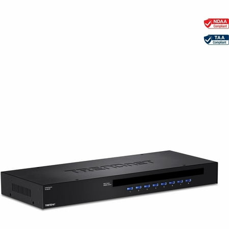 UPC: 0710931304305 | TRENDnet TK 803R – KVM switch – 8 ports – rack-mountable