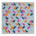 thumbnail image 3 of Unique Loom Aruba Outdoor Collection Area Rug - Oranjestad (5' 3" Square Blue/Light Blue), 3 of 7