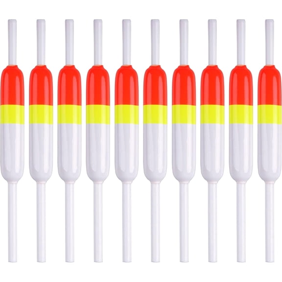 Slip Bobbers Fishing Floats and Bobbers, Wood Slip Bobbers Oval Stick Slip Floats for Crappie Catfish Trout Fishing Bobbers