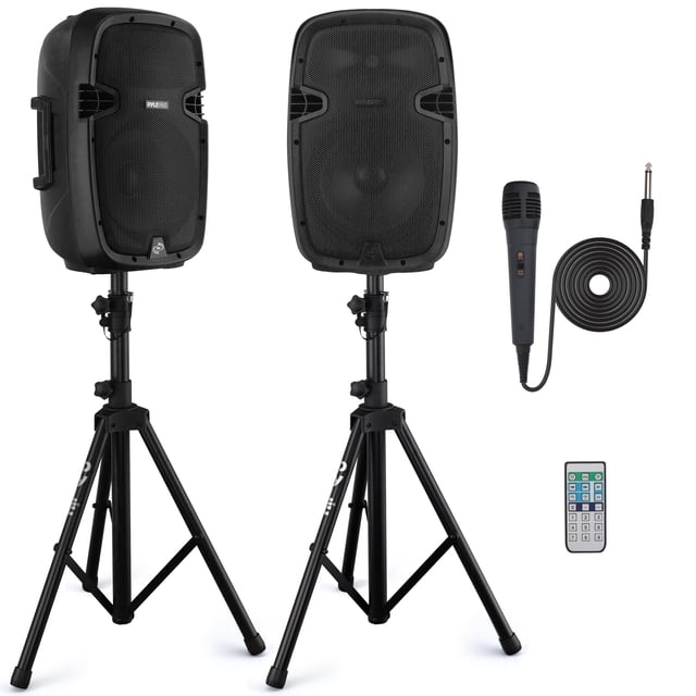 Sistema PA portátil Pyle PPHP1049KT 1000W Bluetooth de 2 vías