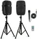 thumbnail image 1 of Sistema PA portátil Pyle PPHP1049KT 1000W Bluetooth de 2 vías, 1 of 7
