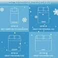 thumbnail image 6 of 1 Piece Queen Size 90x90 Inch Cooling Blanket Thin Lightweight Breathable Summer Heat Sleepers, 6 of 8