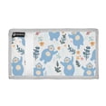 thumbnail image 2 of JIALIOU Nylon Trifold Card Wallet with ID Window Zipper Pocket for Men Women Teen Adorable Gorillas Flower Leaf, 2 of 7