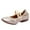 Gold, variant on Womens Soft Ballet Flats Comfortable Round Toe Arch Support Low Heel Dress Shoes Dressy Casual Mary Jane Flats