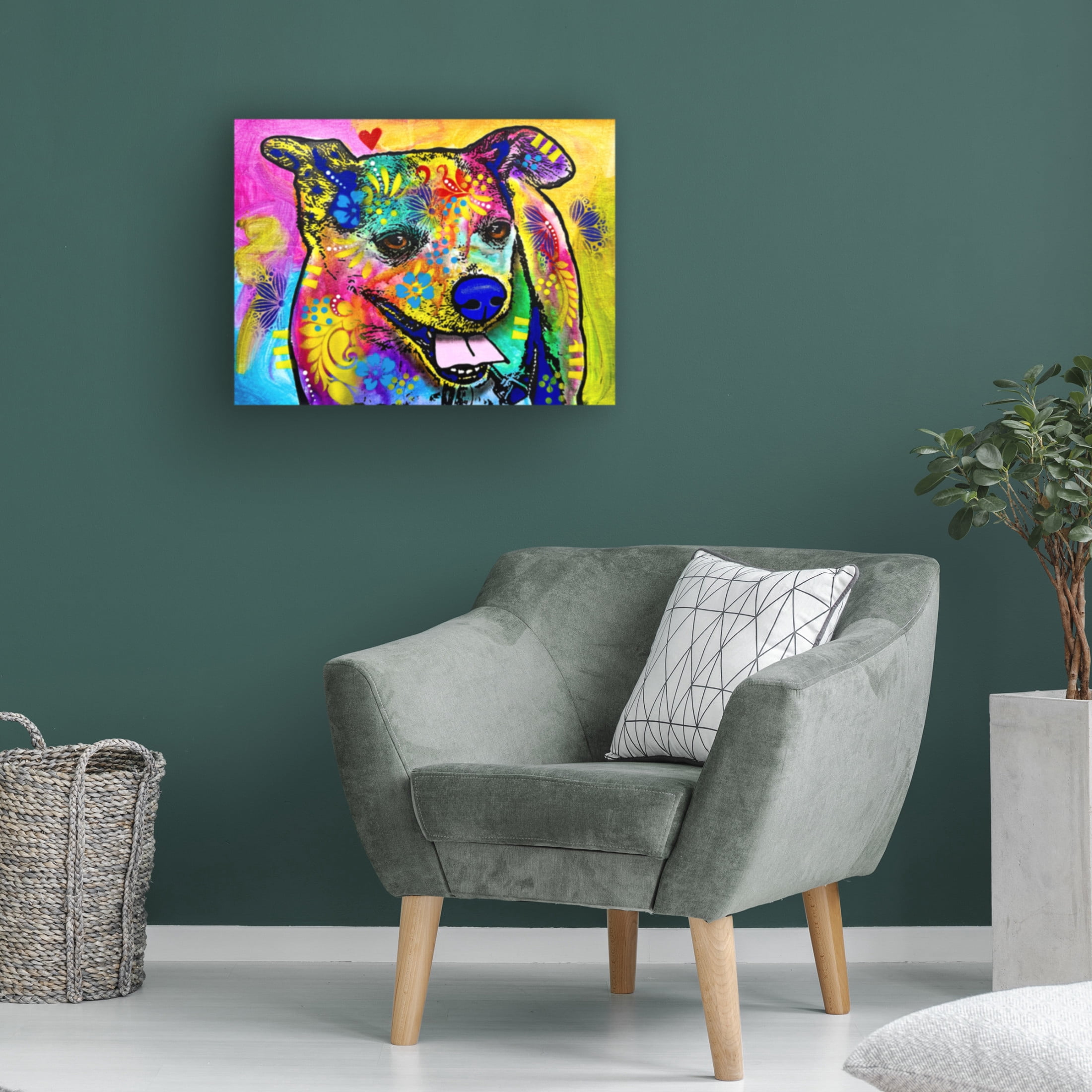 Canvas Wall Art - Dean Russo- Exclusive 'Flowing' Wall Art for Living Room, Bedroom, or Office Décor by Trademark Fine Art - 19 x 14 Inches
