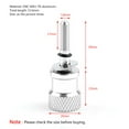 thumbnail image 3 of CNC Knurled Seat Bolt Silver For BMW R Nine T/Scrambler/Racer/Urban/Pure 14-2020, 3 of 4
