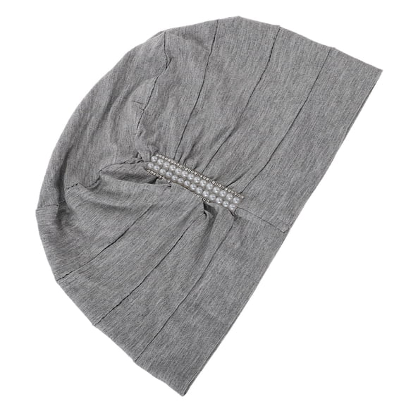 MEIBUTYUP Grey Modal for Women, Comfortable Hair Sleep Hat, Soft Breathable Sleepwear Accessory