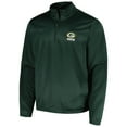 thumbnail image 2 of Men's Dunbrooke Green Green Bay Packers All-Star Tech Quarter-Zip Top, 2 of 4