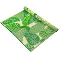 thumbnail image 2 of Talking Tables Green Tropical Palm Leaf Waterproof Outdoor Rug | Plastic, Lightweight & Non Slip Mat with Double-Sided Jungle Leaves Pattern | for Garden, Patio, Decking, Bathroom, Utility, Picnic, 2 of 8