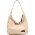 thumbnail image 1 of LHSHIDU Corduroy Shoulder Bag Winter Fall Fashion Crescent Bag Womens Mens Wide Strap Tote Handbag Solid Color, 1 of 6