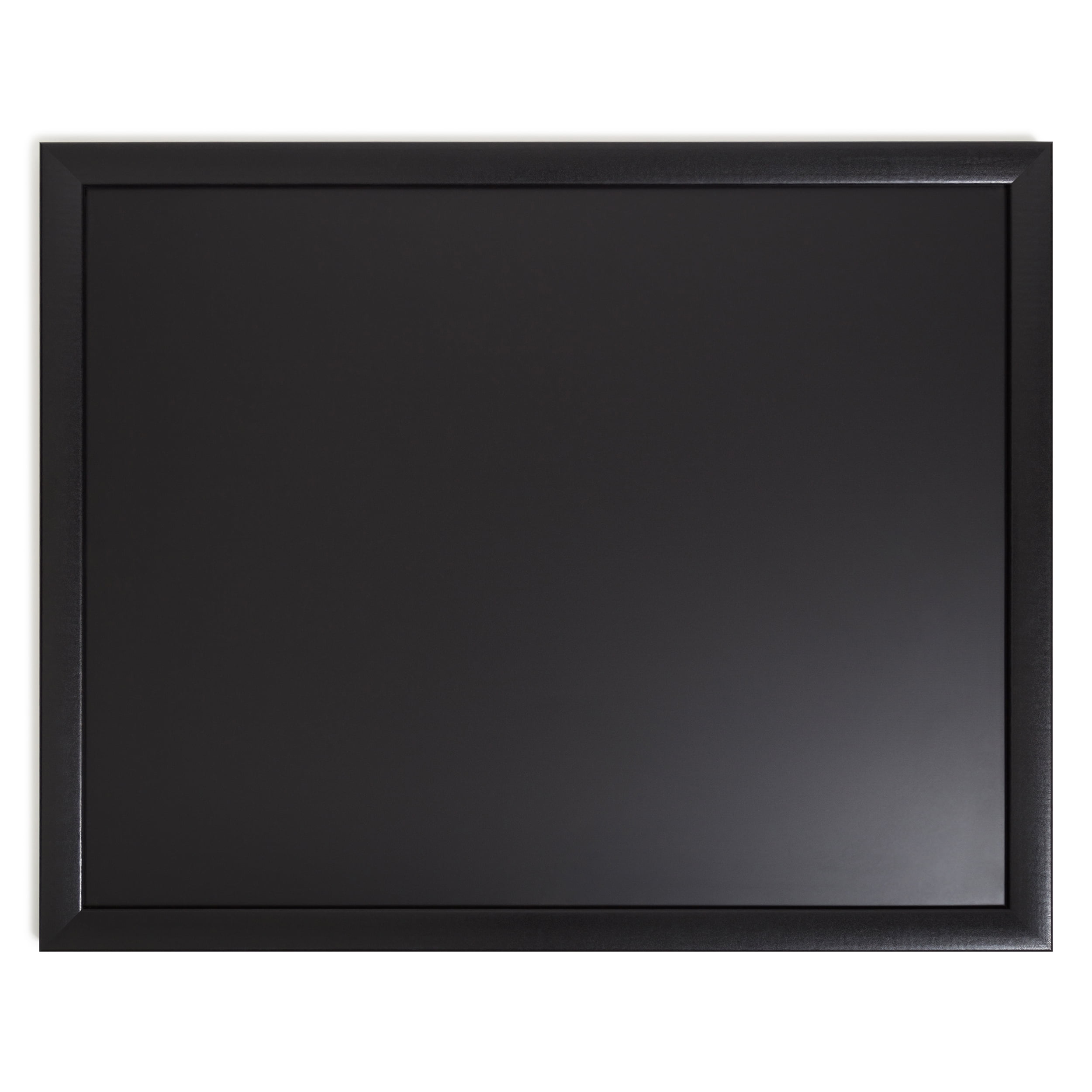 U Brands Black Magnetic Chalkboard, 16" x 20" Black Wood Frame,