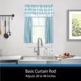 thumbnail image 3 of Mainstays Metal Wrap-Around Adjustable Curtain Rod, 3 in Projection, 28-48 in, White, 3 of 8