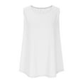thumbnail image 5 of ZyeKqe Womens Plus Size Summer Tank-Tops Scoop Neck Camisole Sleeveless T Shirts Loose Fitted Tunics Top Tees, 5 of 8