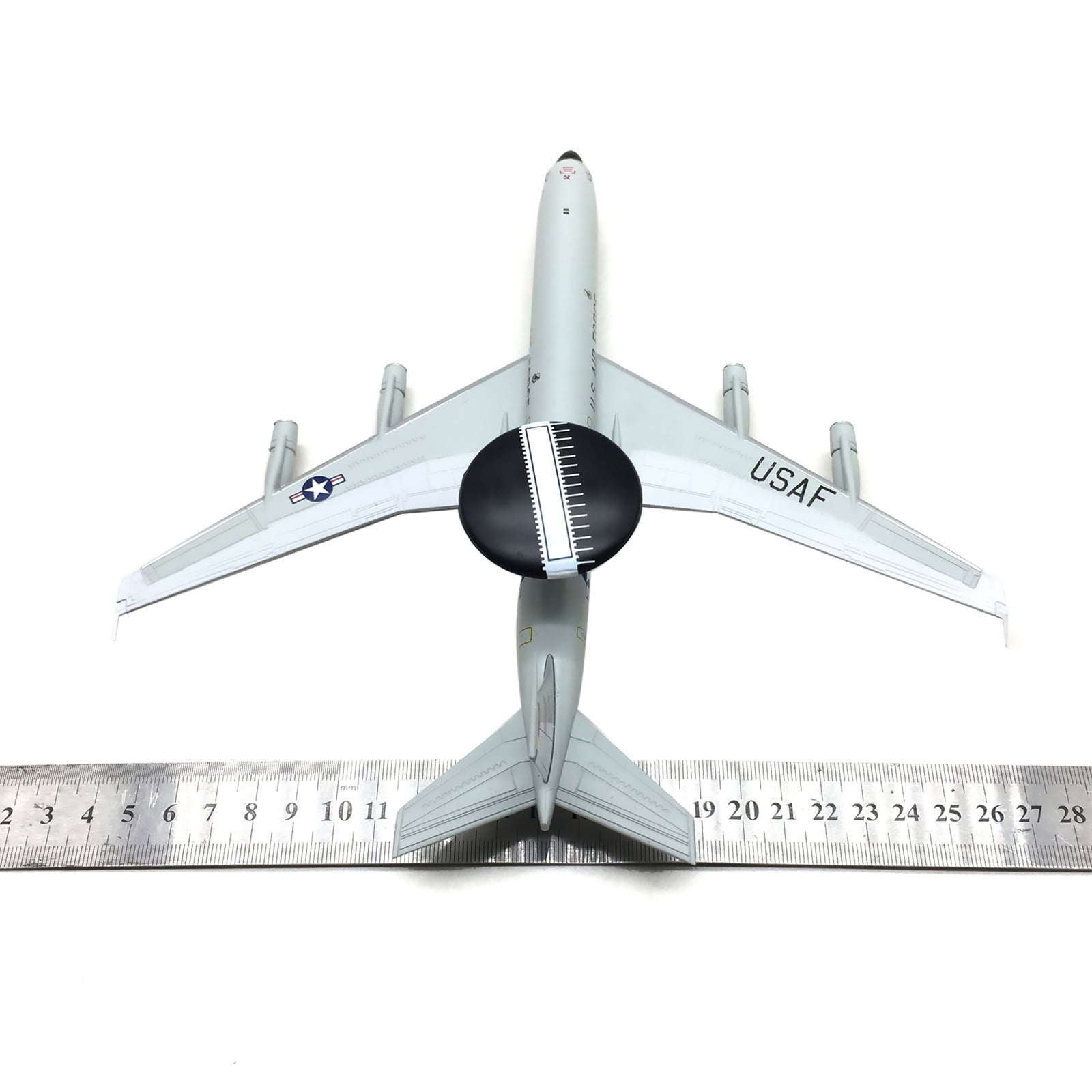 Military Model Plane 1/200 Scale US E-3 E3 Sentry AWACS Model Aircraft Collection for Model Enthusiasts Gifts Toys