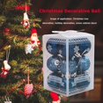 thumbnail image 4 of 12Pcs Christmas Tree Balls Xmas Home Decor Glitter Baubles Party Wedding Ornaments, 4 of 8