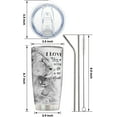 thumbnail image 6 of To My Son Gifts Coffee Tumblers 20oz - Son Lion Tumbler, Son Gifts from Mom, Son Coffee Travel Mug, Gifts for Grown Son Cup, Birthday Christmas for Son Insulated Stainless Steel Drinking Cup, 6 of 7