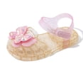 thumbnail image 6 of Girls' Sandals, Summer Closed Toe Transparent Waterproof Jelly Shoes, Girls' Beach Flat Shoes, 6 of 6