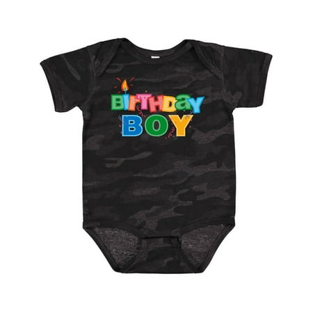 

Inktastic Birthday Boy Letters Gift Baby Boy Bodysuit