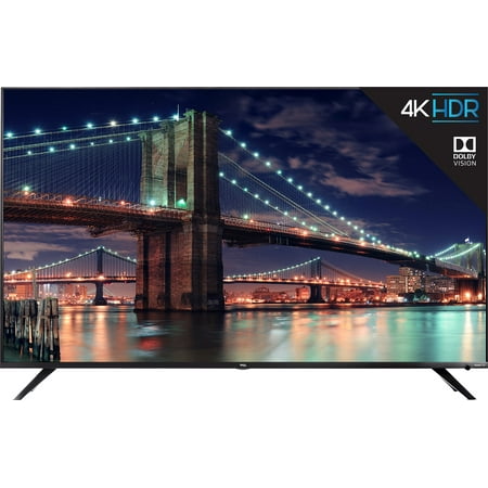 Restored TCL 55" Class 4K Ultra HD (2160p) Dolby Vision HDR Roku Smart LED TV (55R617-B) (Refurbished)