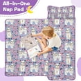 thumbnail image 4 of Bichon Dog Purple Florals Toddler Nap Mats for Kids Preschool,Sleeping Mat Bag or Kids,Toddler Sleeping Bag,Toddler Nap Mat or Daycare, 4 of 6