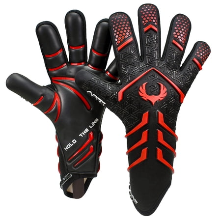Renegade GK Apex Strapless Professional Soccer Goalie Gloves (Sizes 6-12  Level 5.5) 4+5MM EXT Contact Grip | Evo Negative Cut Goalkeeper Gloves for Elite Play | Based in The USA