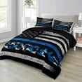 thumbnail image 2 of Ensemble de Literie Drapeau Grand Adolescent Garçons Militaire 4 Pcs Camouflage, 2 of 9