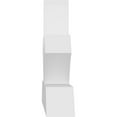 thumbnail image 3 of 84"W x 17 1/2"H x 4"D x 4"F, 5/12 Pitch, Richland Architectural Grade PVC Gable Bracket, 3 of 8