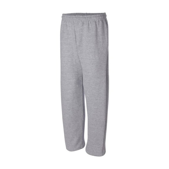 Gildan G123 9.3 oz. DryBlend 50/50 Open-Bottom Sweatpants, Sport Grey 2X-Large