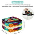 thumbnail image 5 of Chameleon Travel Portable Square Jewelry Box: Storage Box, Decorative Box, and Jewelry Stand for Rings, Earrings, Necklaces, Bracelets, and More – Ideal for Girls and Women, 5 of 6