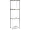 thumbnail image 3 of Nexel Industries 18248EP Epoxy 18 x 24 x 86 in. Starter Shelf Unit- Silver, 3 of 4