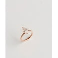 thumbnail image 4 of solitaire jewels 2CT Compass setting Marquise Moissanite Solitaire Engagement Ring For Women, 18K Rose Gold, 4 of 6