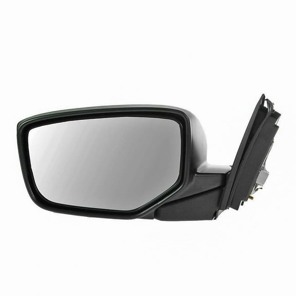 TRQ Side View Mirror Power Smooth Black Driver LH for 08-12 Honda Accord Coupe MRA06289