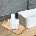 thumbnail image 6 of Wooden Vanity Tray Serving Tray Holder Vanity Plate Toilet Tank Tray Countertop Organizer Holder Bathroom Tray for Home Bathroom Rectangle A, 6 of 8