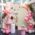 6FT Arch Backdrop Covers, Beige Pumpkins Fall Wedding Arch Cover ...