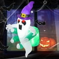 thumbnail image 1 of Costway 3,6 Pieds Halloween Gonflable Ghost Intérieur Extérieur à Gonfler Volant Décor d'Halloween, 1 of 10
