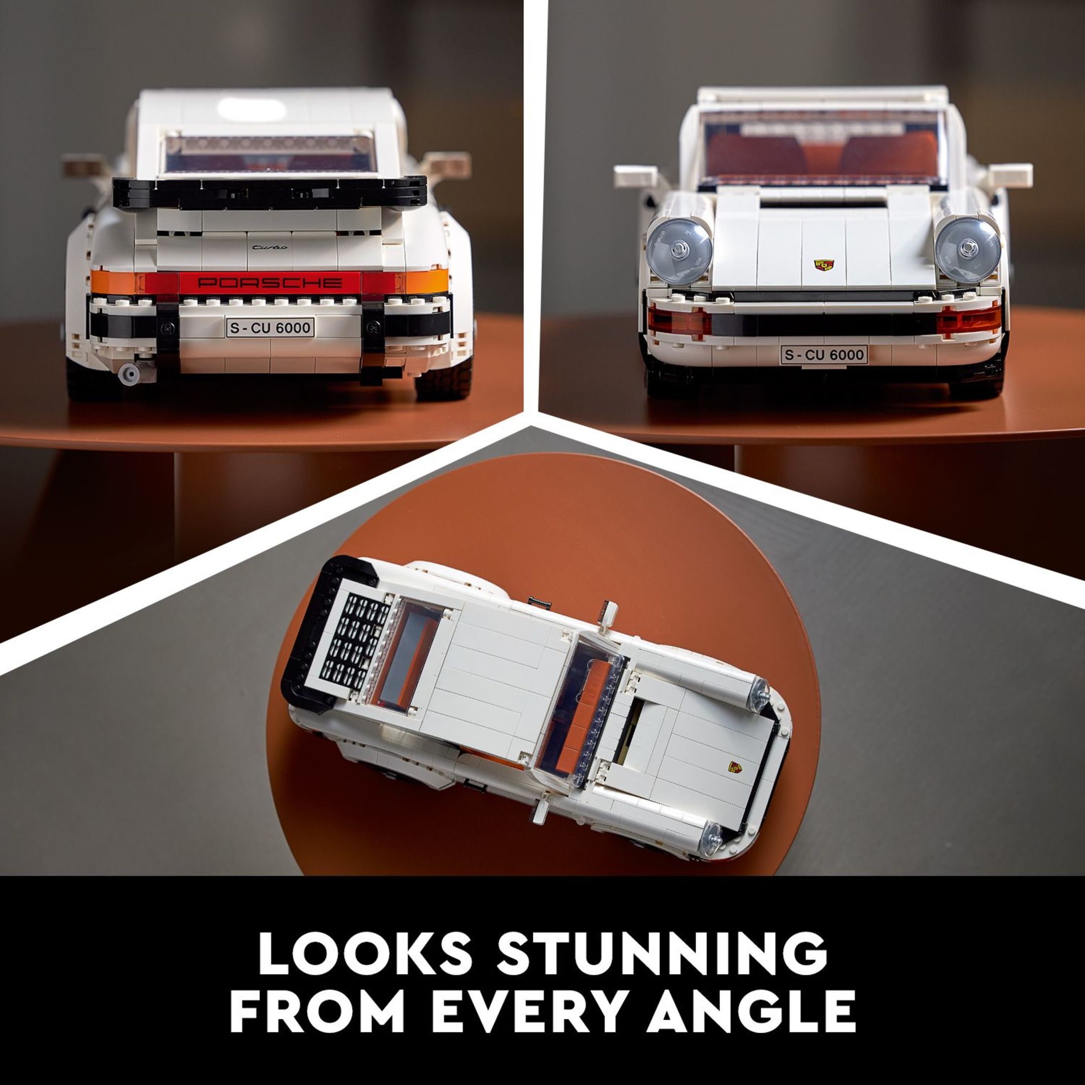 LEGO Icons Porsche 911 10295, Kit de Construcción de Auto de Colección Turbo Targa, Set de Auto de Carreras Porsche 2 en 1 para Adultos y Adolescentes para Armar, Idea de Regalo 6