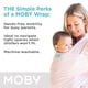 thumbnail image 3 of Moby Wrap Portabebés Moby Clásico Portabebés para recién nacidos y bebés Ajustable, 3 of 3