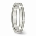 thumbnail image 4 of Stainless Steel 4mm Brushed & Polished Band Size: 7; for Adults and Teens; for Women and Men, 4 of 6
