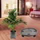thumbnail image 3 of Soporte para macetas, soporte para plantas con ruedas giratorias para exteriores gris, 3 of 9