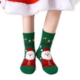 thumbnail image 5 of AWZXDE Kids Crew Socks Multipack Christmas Santa Snowman Reindeer Pattern Crew Socks For Girls Boys Soft Comfy Knit Socks For Holiday Party School Daily Wear, 5 of 9