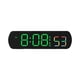 thumbnail image 4 of Reloj de pared LED, reloj electrónico de escritorio, reloj digital multifuncional moderno para Negro y verde, 4 of 9