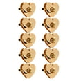 thumbnail image 3 of Heart Shaped Turn Locks Fastener, Turn Locks Closure Fastener 10 Pcs Beautiful  For Leather Bags, 3 of 8