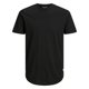 thumbnail image 2 of JACK&JONES camiseta hombre, pack de 3 - JJENOA TEE 3PK, manga corta, algodón orgánico, color sólido Blanco/Azul marino/Negro S (Small), 2 of 6