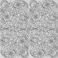thumbnail image 1 of Ahgly Company Indoor Square Patterned Gray Area Rugs, 4' Square, 1 of 6