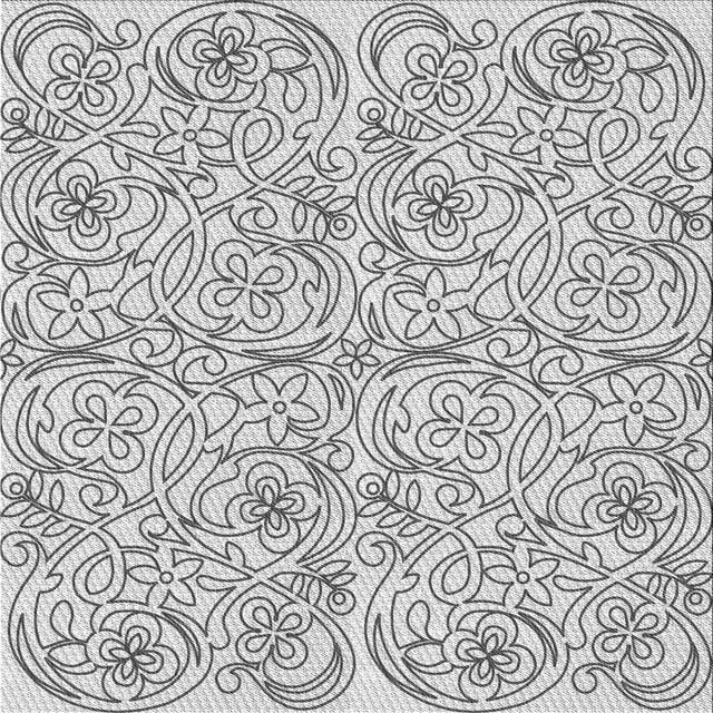 Ahgly Company Tapis d'Intérieur Lavable en Machine Carré Gris Transitionnel, 8 Pieds Carré